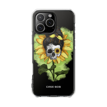 Sunflower Skull iPhone 16 Pro Max Case - Impact
