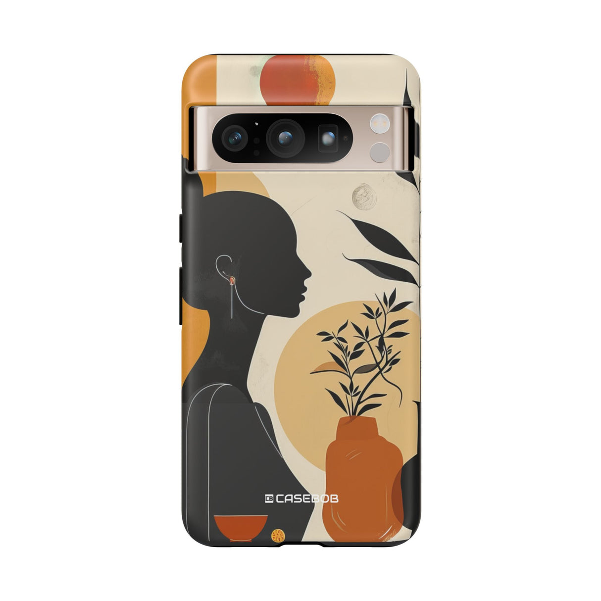 Modern Silhouette Tranquility | Protective Phone Case for Google Pixel