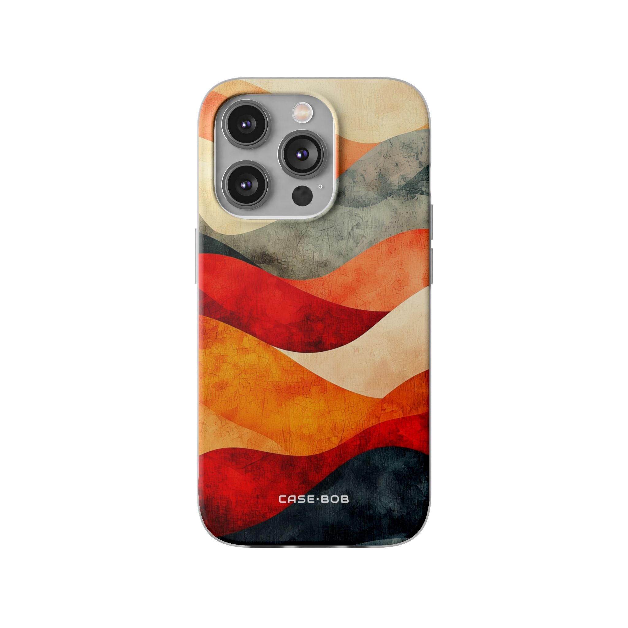 Cracked Wave Sunset iPhone 14 Pro Case - Soft