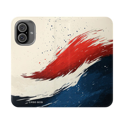 Crimson Sweep - iPhone 16  Case - Wallet