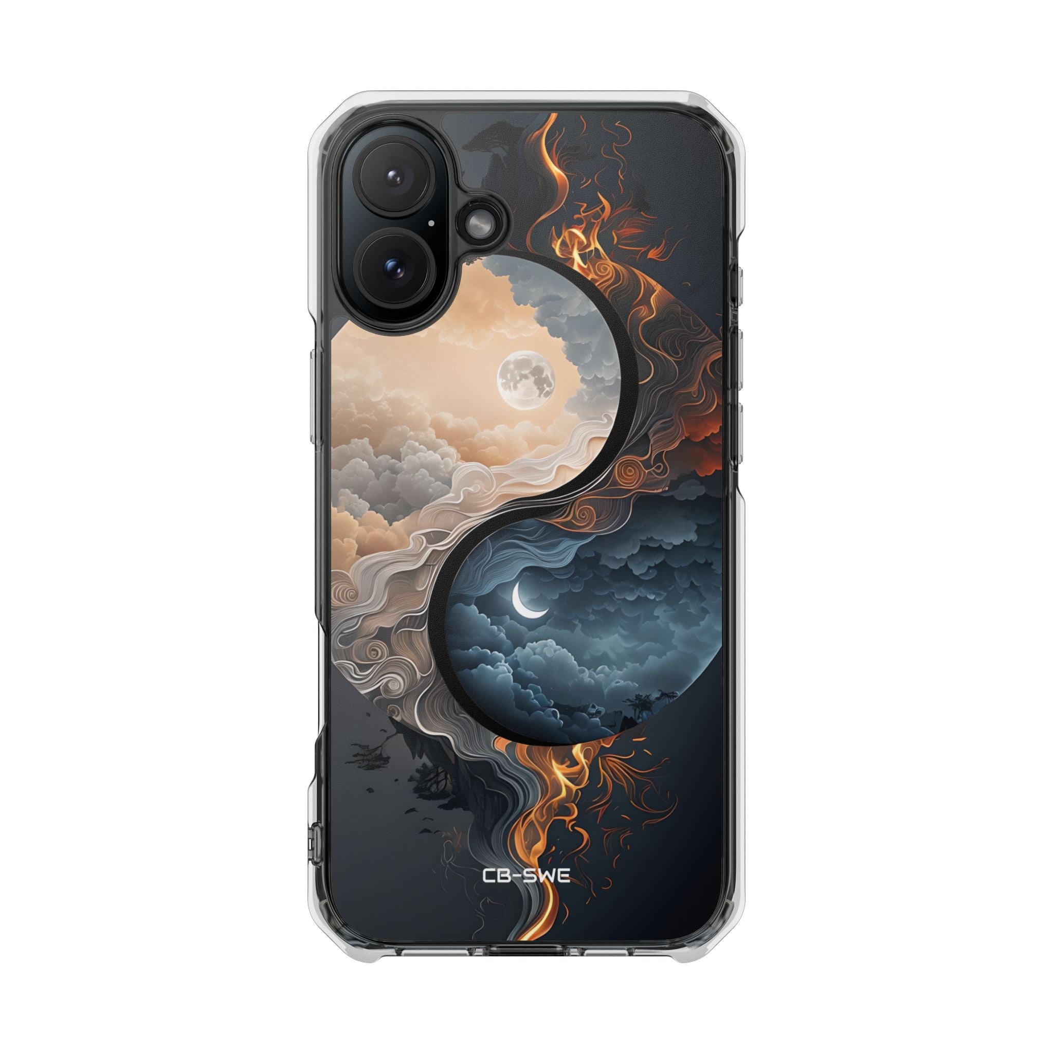 Moonlit Elemental Harmony iPhone Case - Impact
