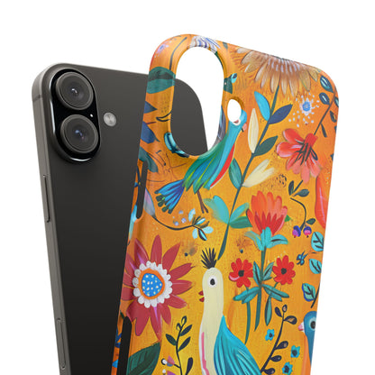 Whimsical Vintage Nature Harmony iPhone 16 - Slim Phone Case