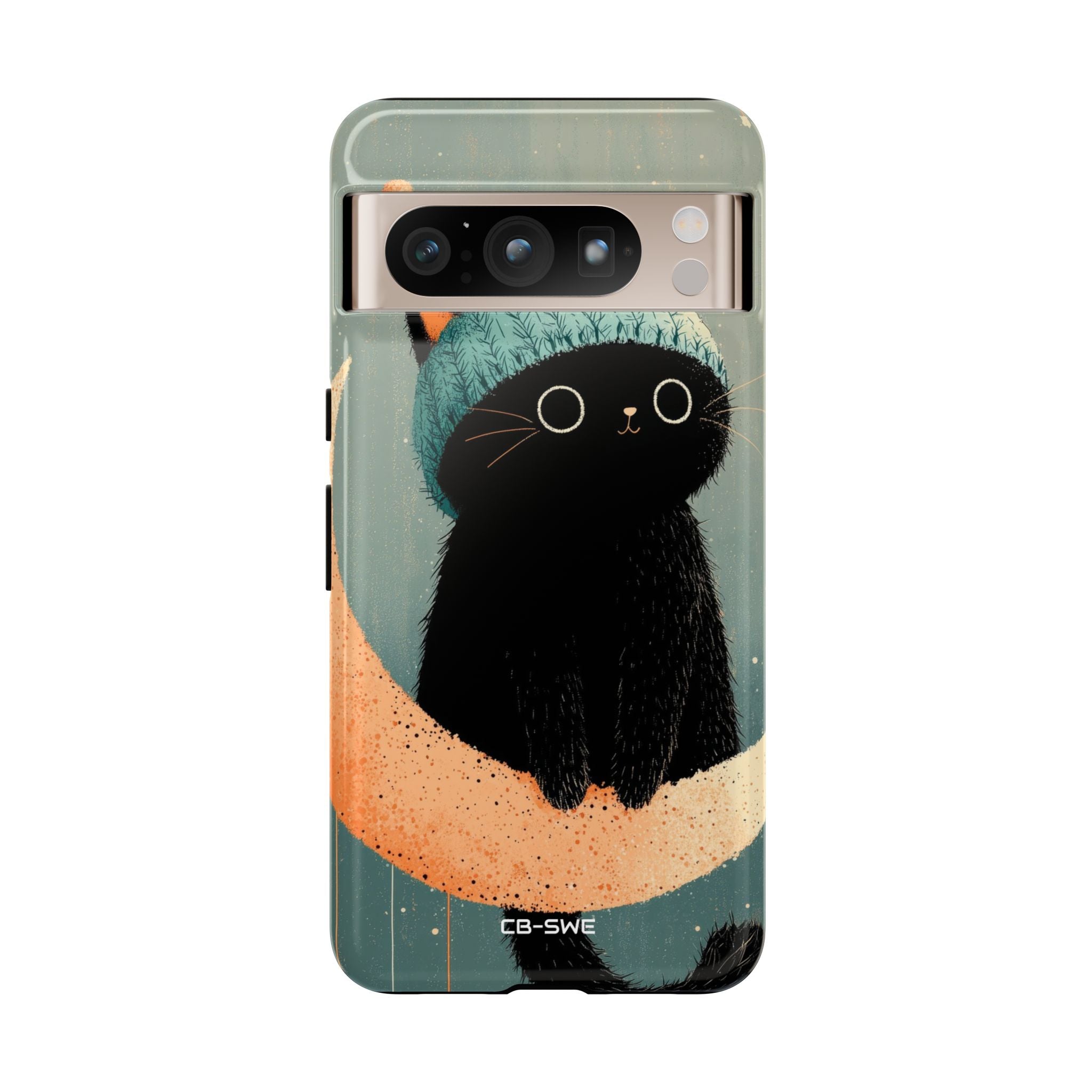 Cat Sits Dreaming - Google Pixel Case
