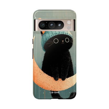 Cat Sits Dreaming - Google Pixel Case