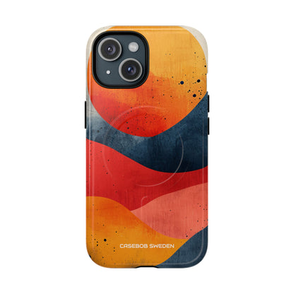 Sunburst Waves - Tough + MagSafe® iPhone 15 Phone Case