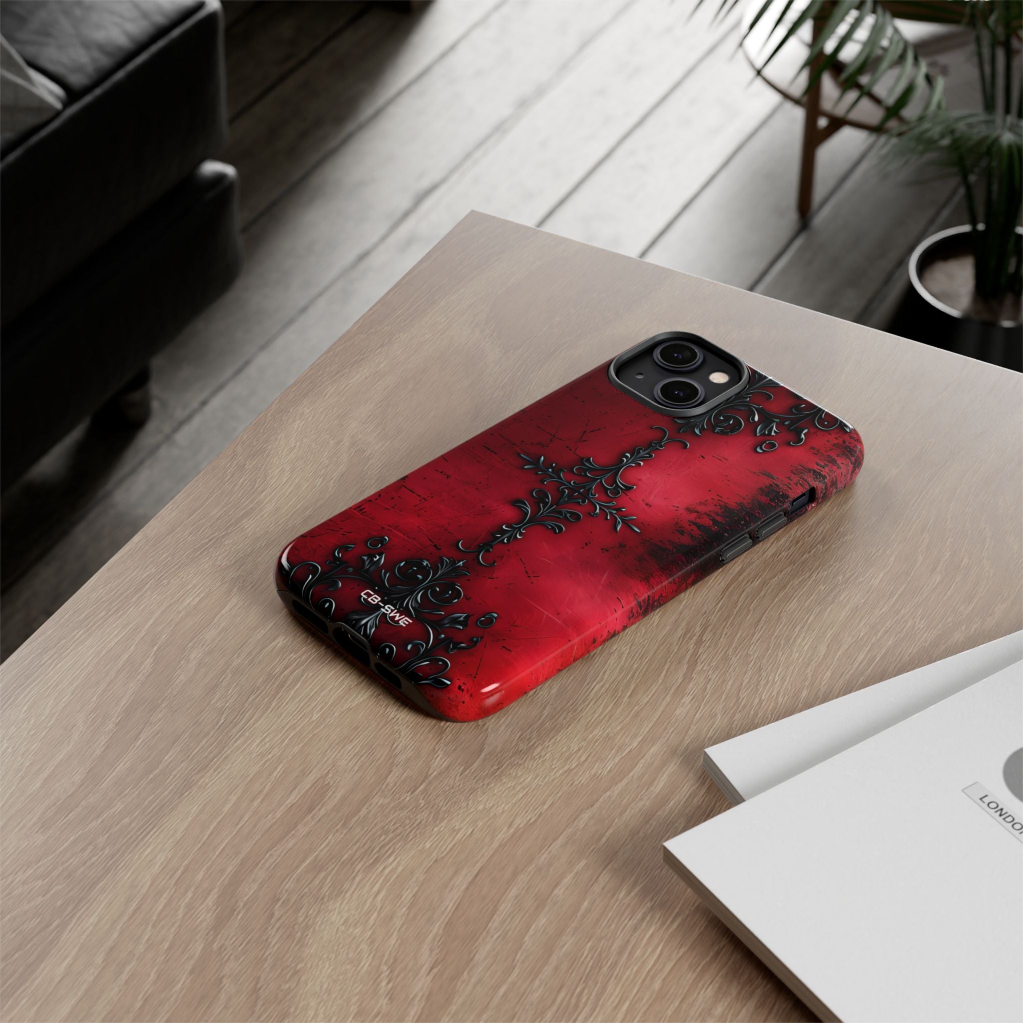 Gothic Crimson Emblem - iPhone Case
