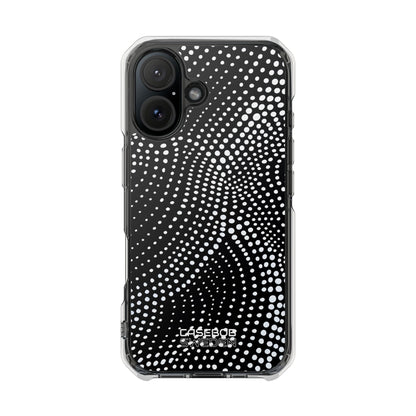 Waves of Dots iPhone 16 - Impact Clear+