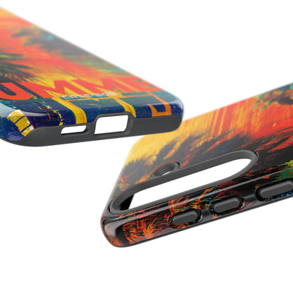 Tropical Sunburst Samsung S25 Plus Case - Tough