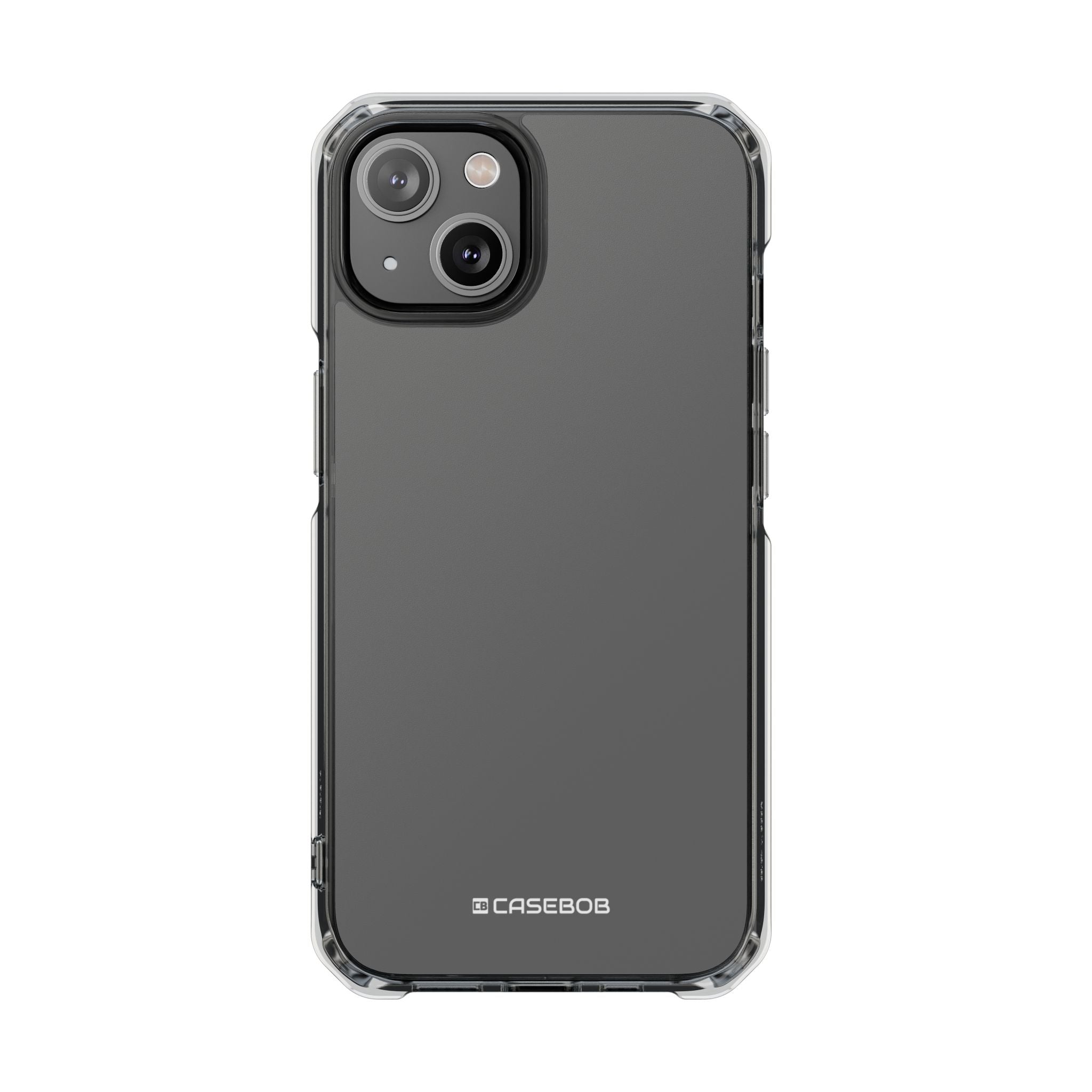 Dim Gray - Clear Impact Case for iPhone