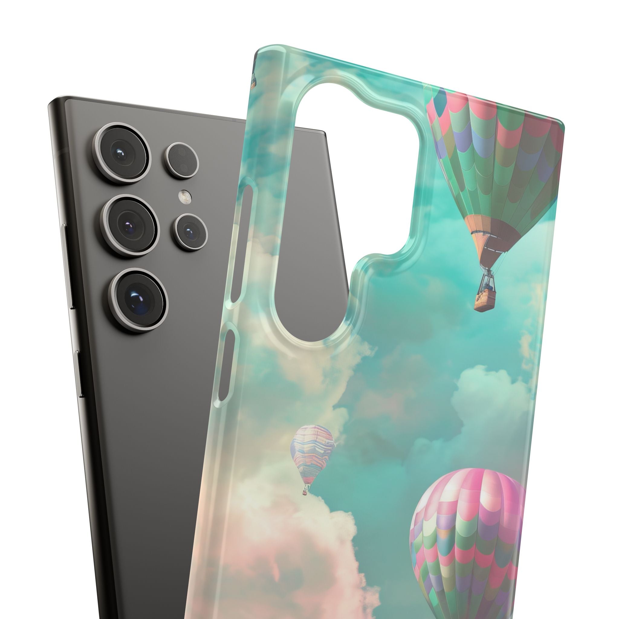 Pastel Balloon Adventure - Slim Samsung S24 Phone Case