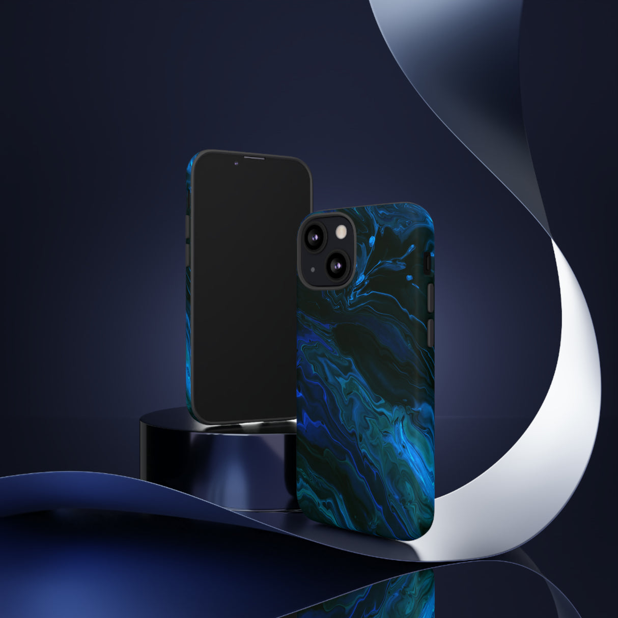 Neon Blue Creative - Protective Phone Case