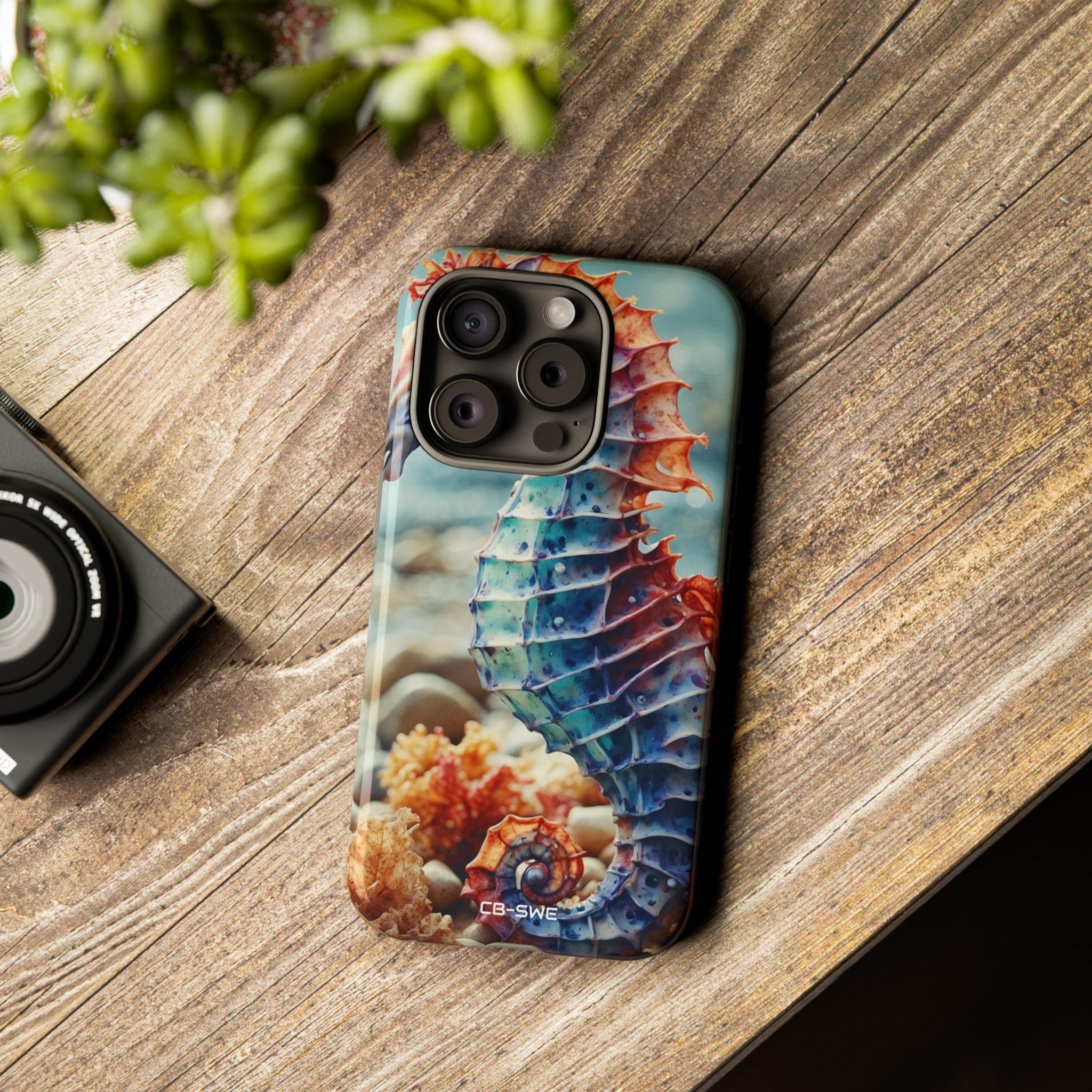 Seahorse Dances Freely - iPhone Case