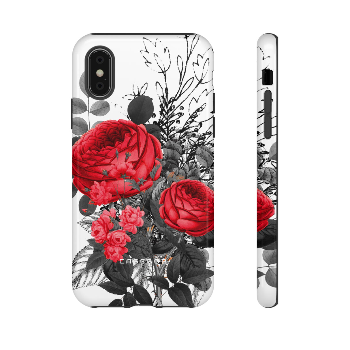 Roclops Gothic Flower - Protective Phone Case