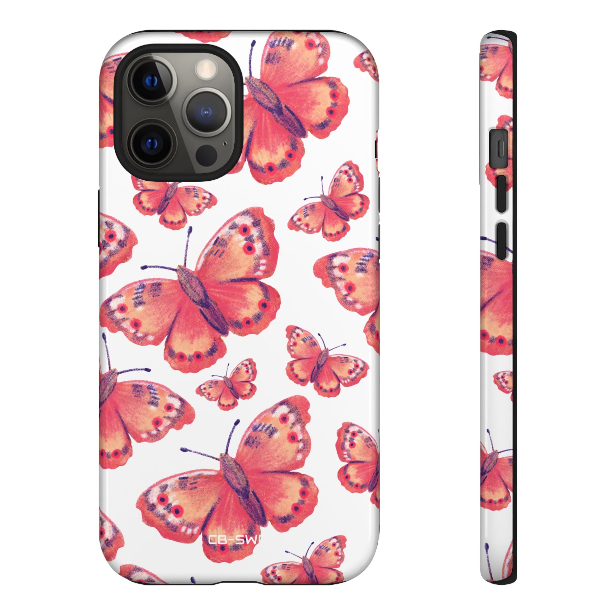 Vibrant Butterfly Dance - iPhone Case
