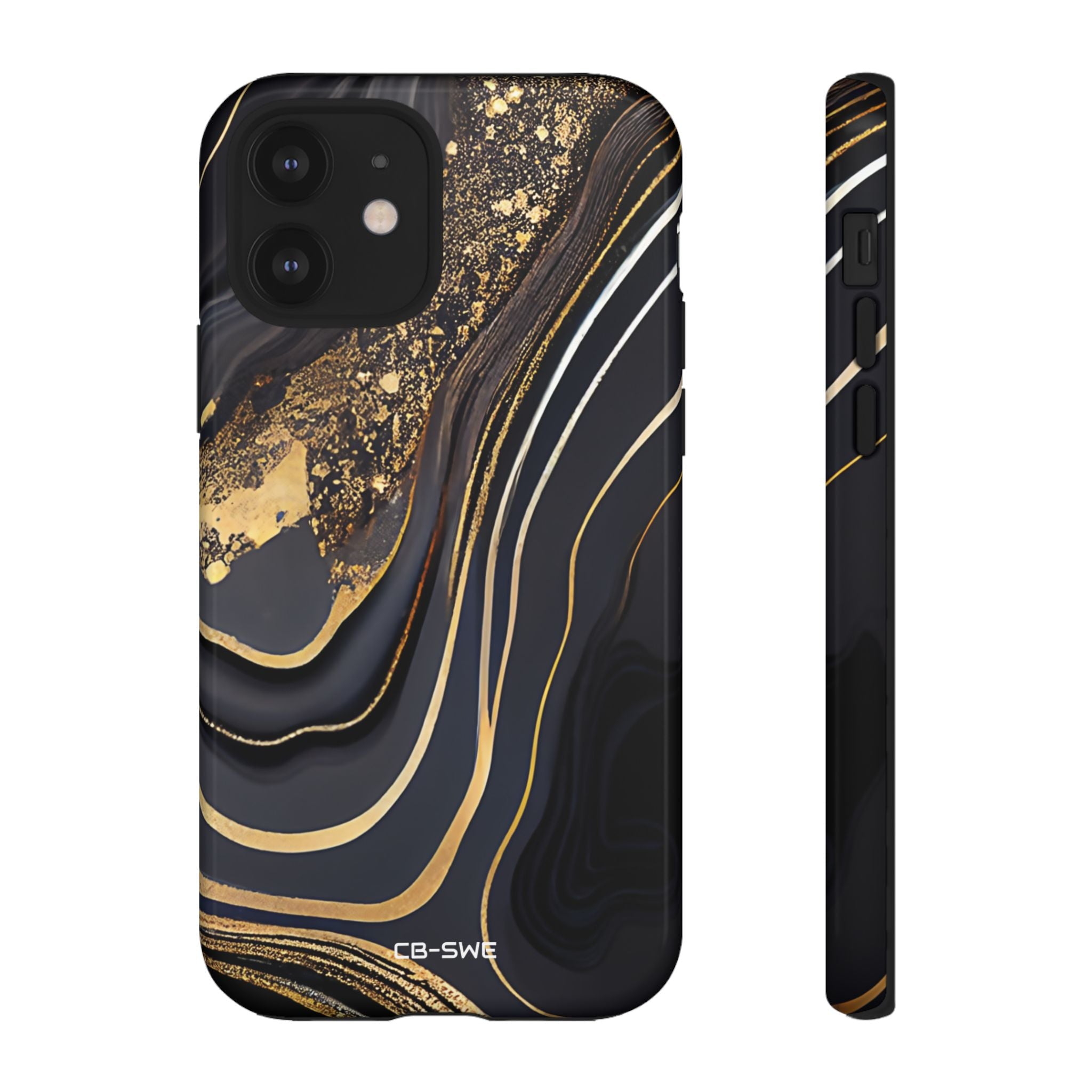 Elegant Gold Streams - iPhone Case