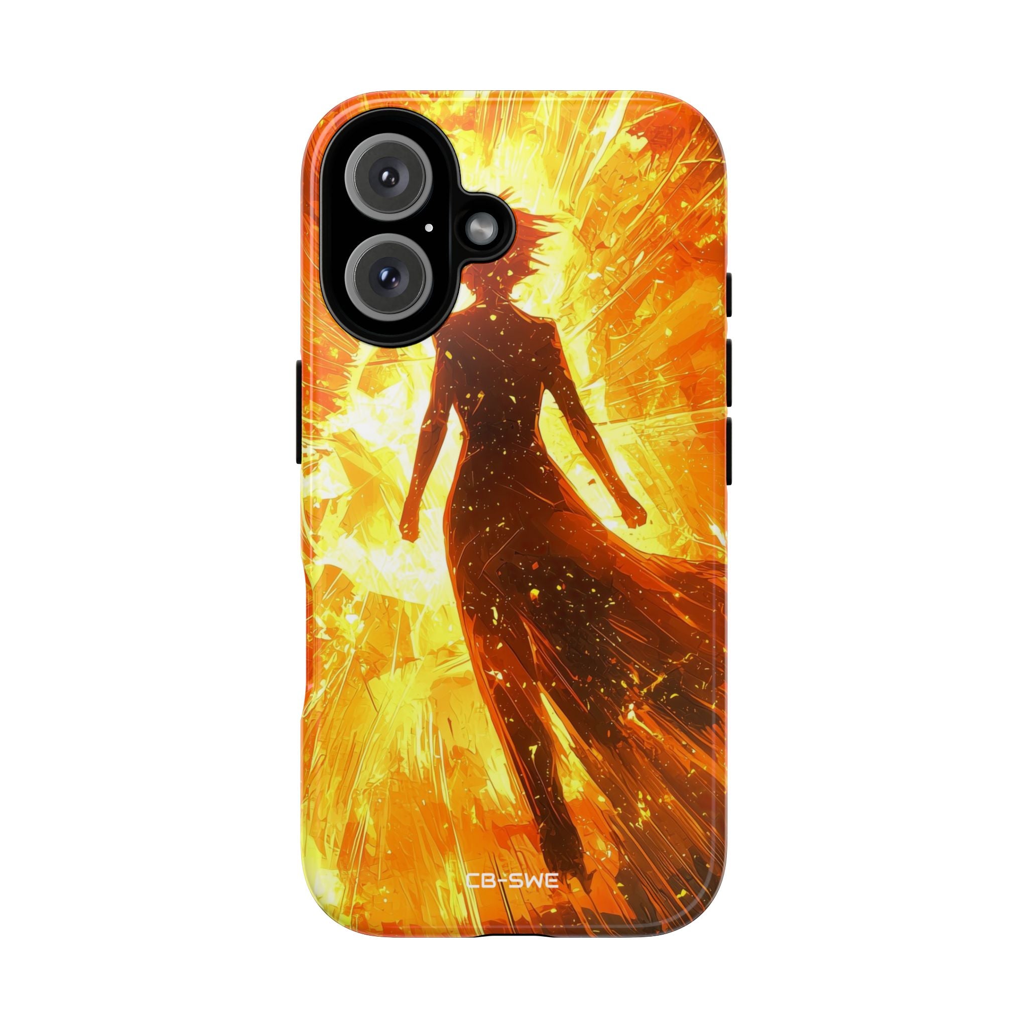 Fiery Energy Erupts - iPhone Case