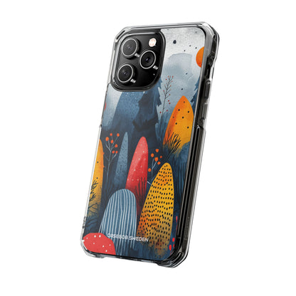 Whimsical Nature - Clear Impact iPhone 14 Phone Case