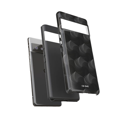 Geometric Spiral Illusion - Google Pixel Case
