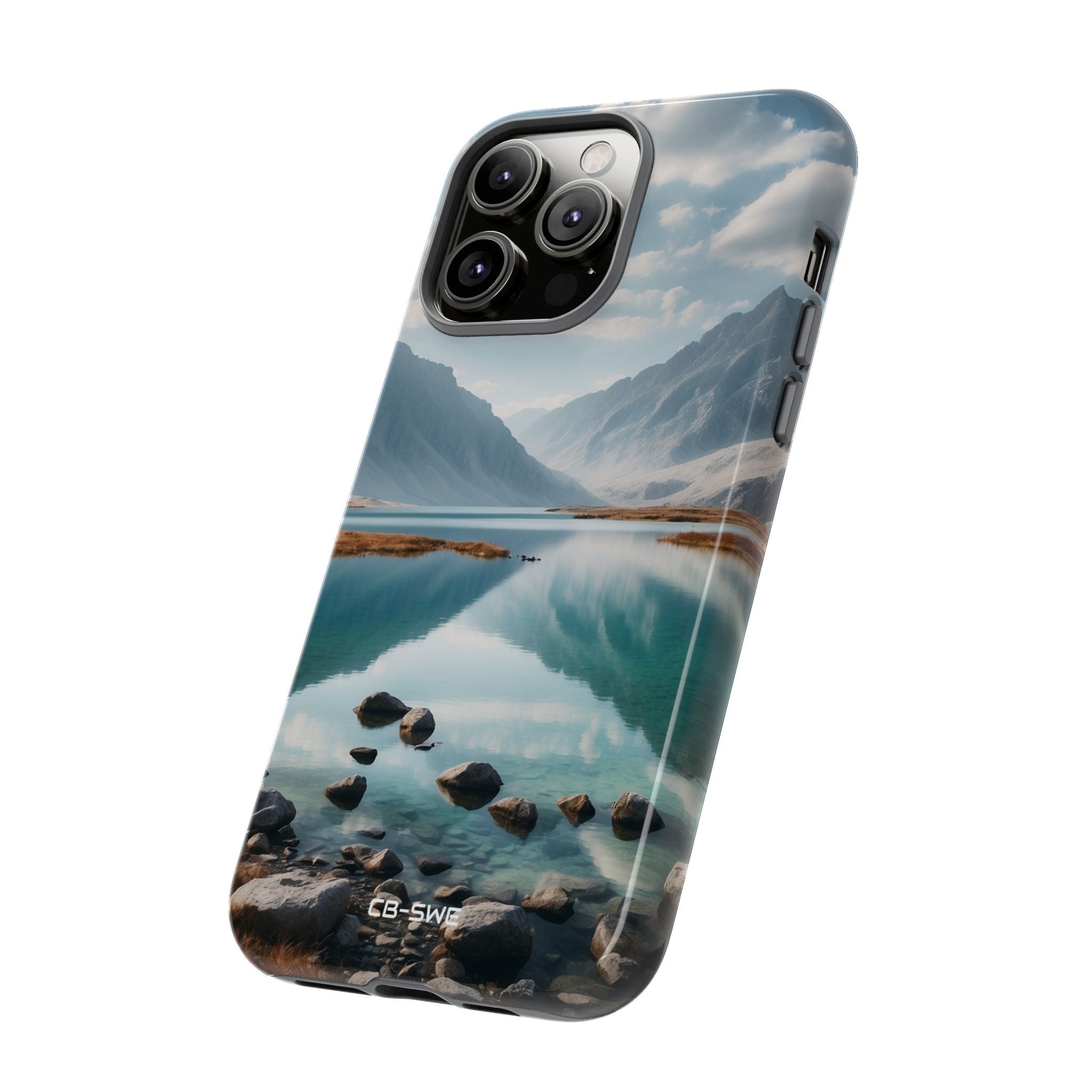 Mountain Reflections Swim - iPhone Case