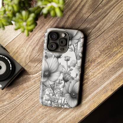 Vintage Floral Etching iPhone 15 - Robust