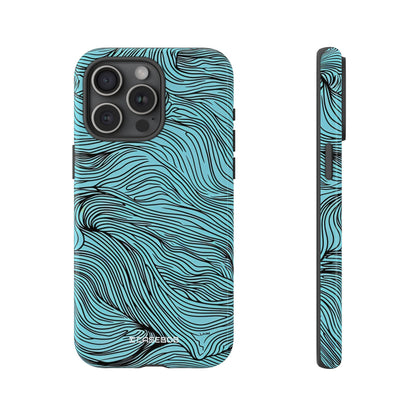 Wavy Serenity | Protective Phone Case for iPhone