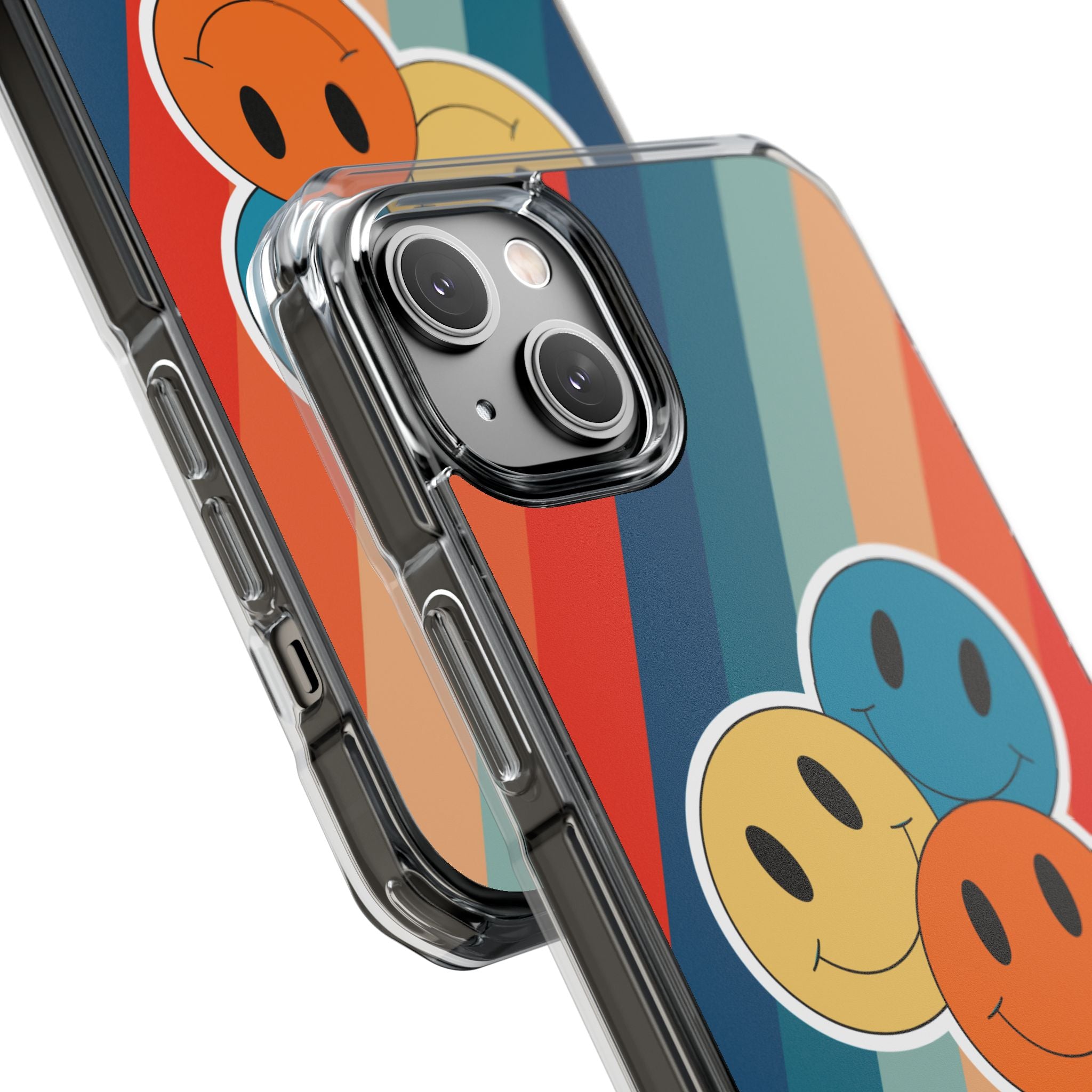 Retro Smiley Harmony iPhone Case - Impact