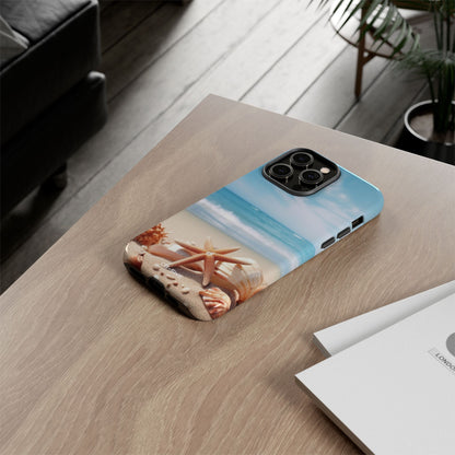 Shells Rest Beneath Waves - iPhone Case