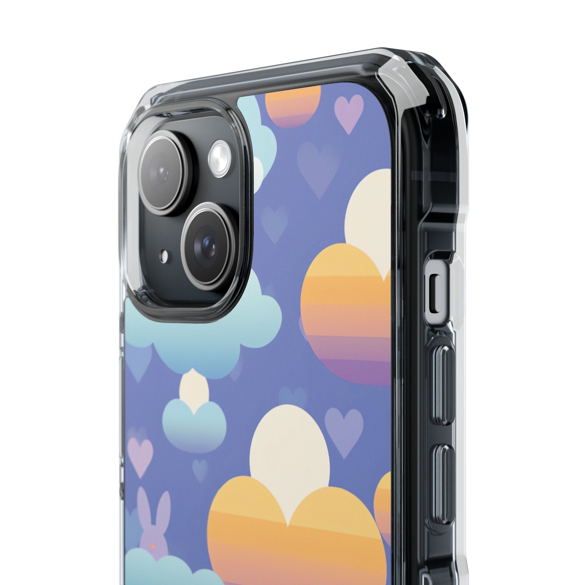 Bunnies Dance Among Clouds iPhone Case - Impact