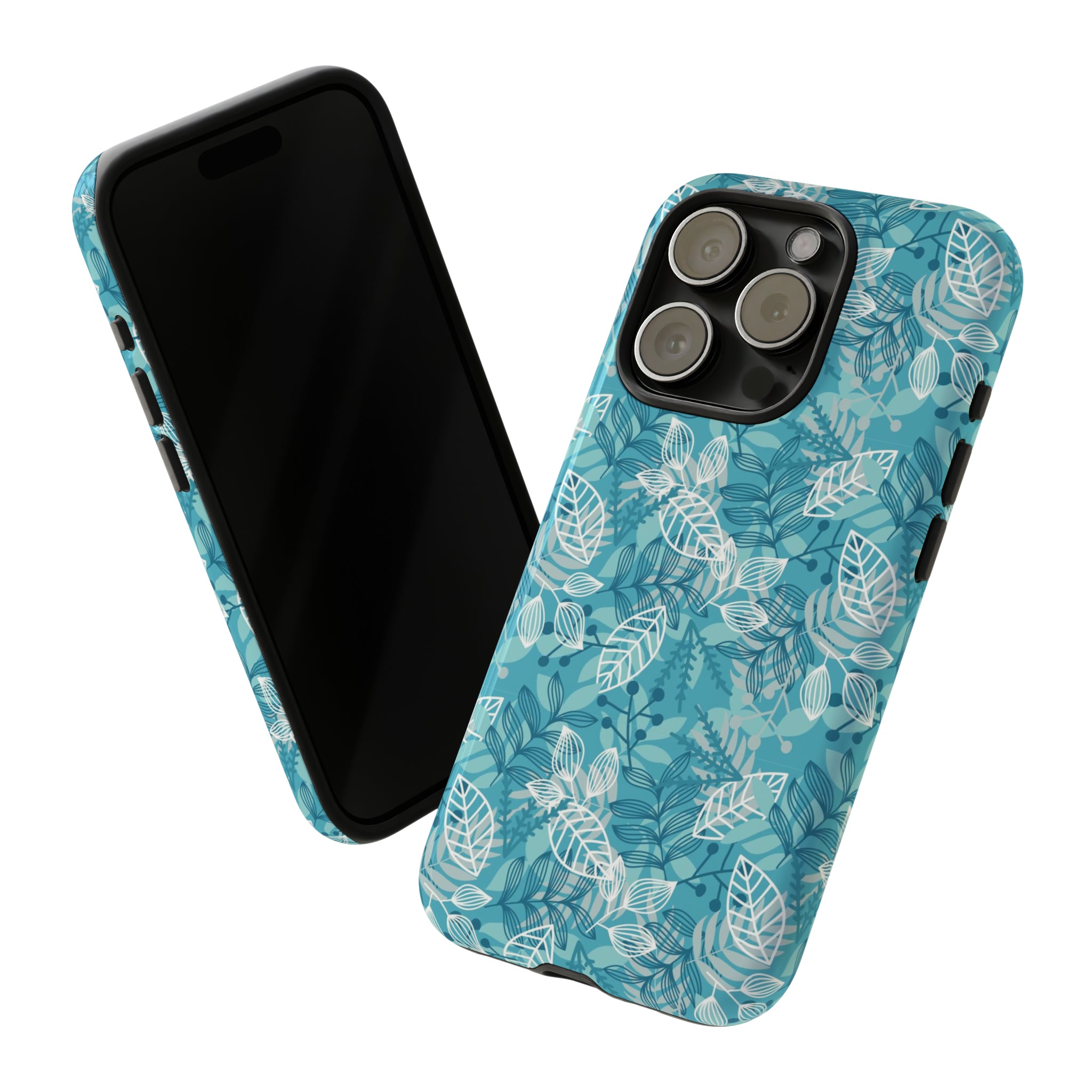 Spring Blue Leaf - Protective Phone Case