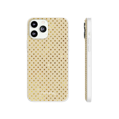 Gold Sparkle Grid iPhone 13 Pro Max - Soft