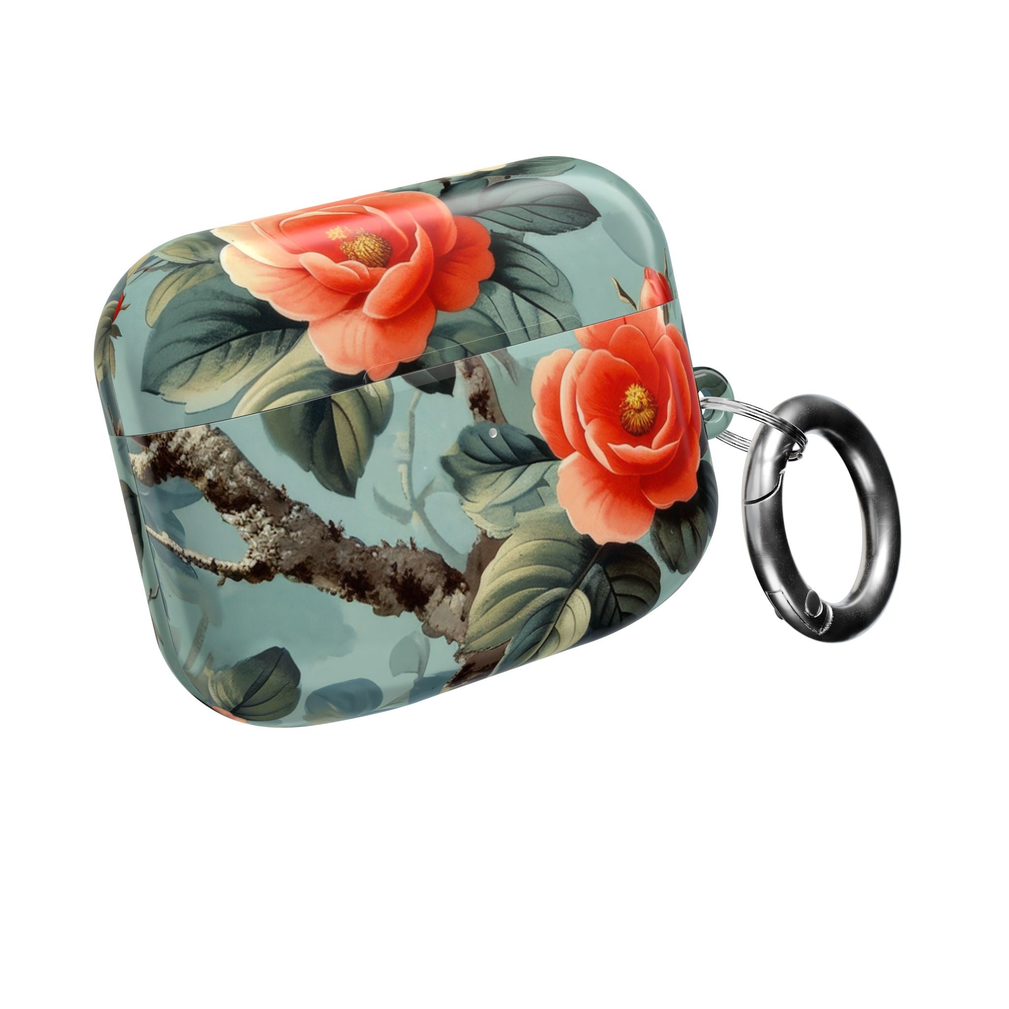 Pink Camellia - AirPods Case