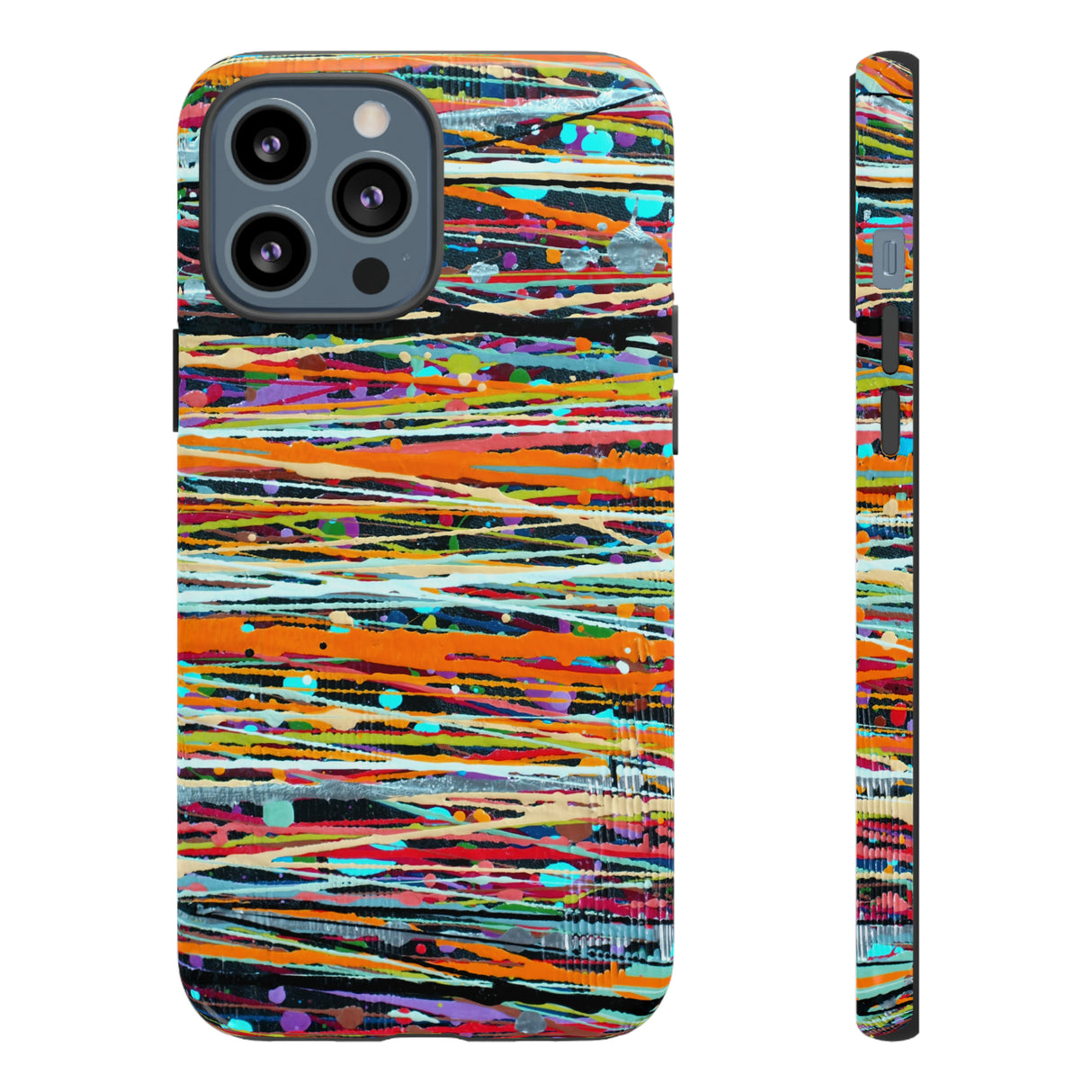 Oil painting - Stripe - Protective Phone Case