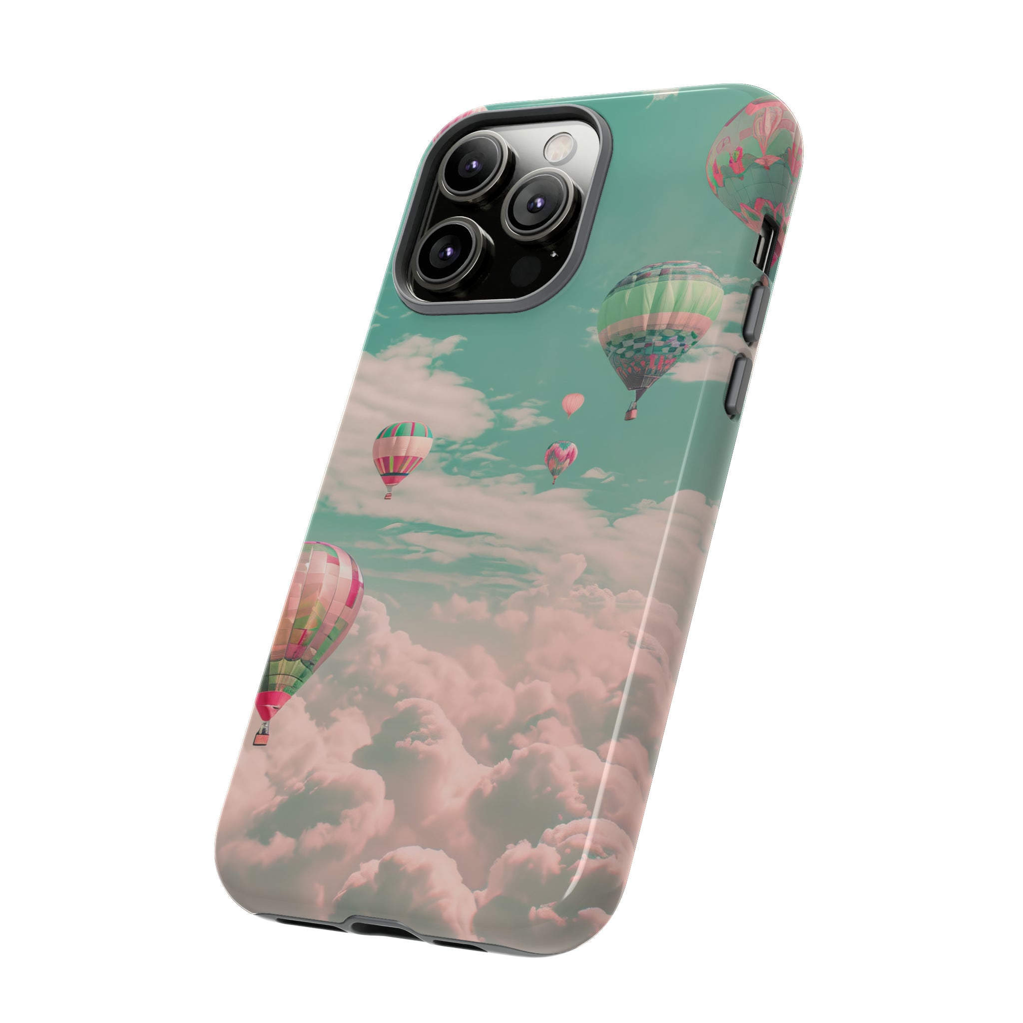 Skyward Balloons: Pastel Journey - Protective Phone Case