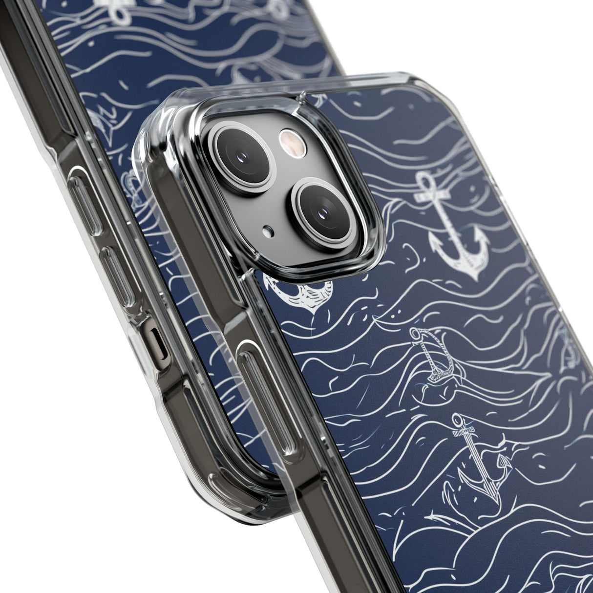 Nautical Serenity – Handyhülle für iPhone (Clear Impact – Magnetisch)