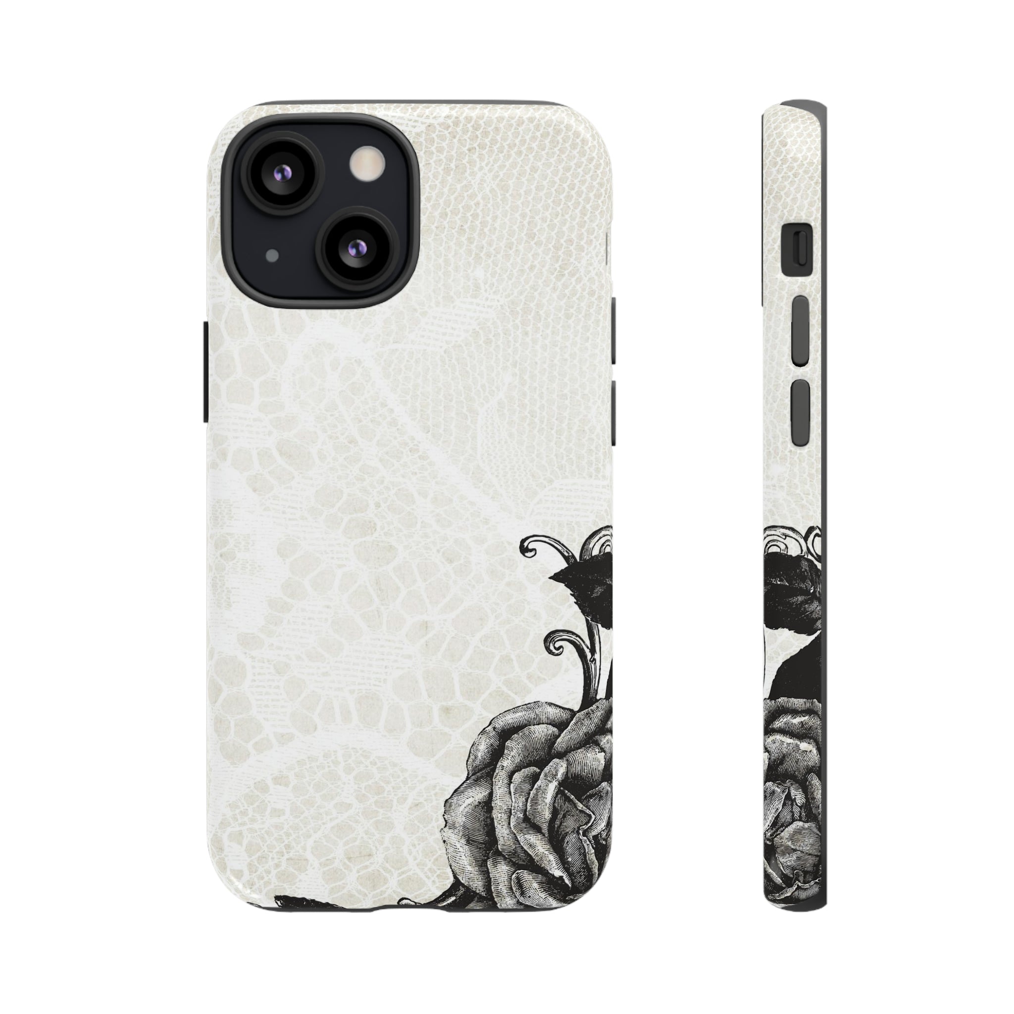 Rosett Gothic Flower - Protective Phone Case