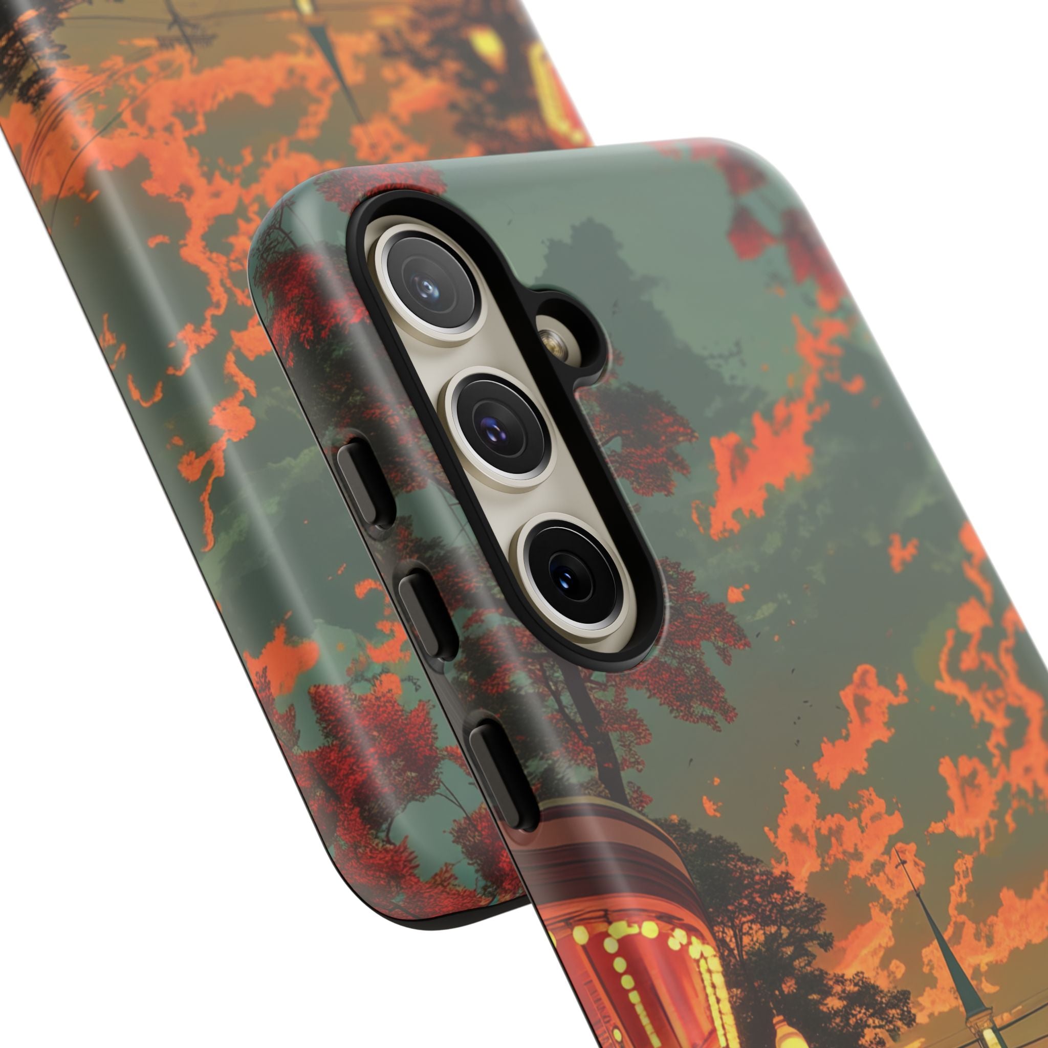 Mid-Century Nostalgia Streetscape Samsung S24 - Tough Phone Case