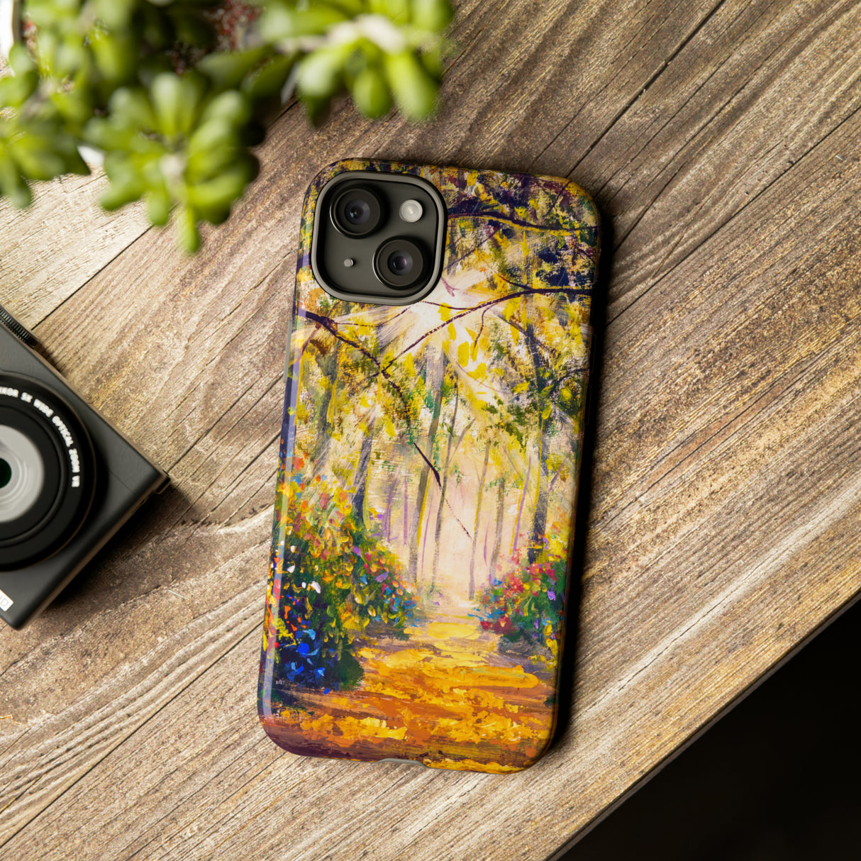 Sunny forest - Protective Phone Case