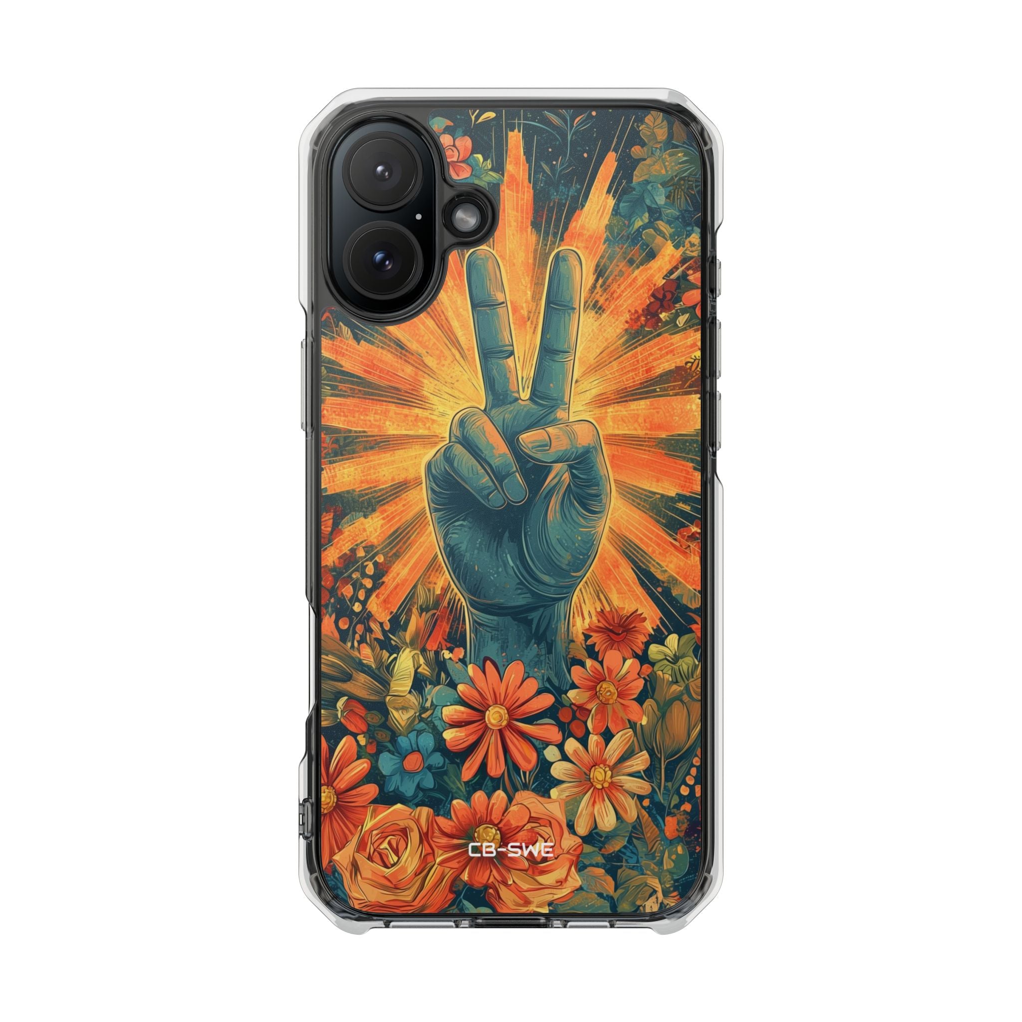 Flowers Embrace Peace iPhone Case - Impact
