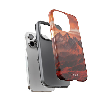 Mountain Peaks Glowing - iPhone Case