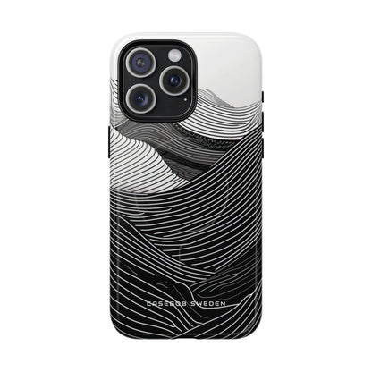 Undulating Horizon Waves iPhone 15 | Tough+ Phone Case