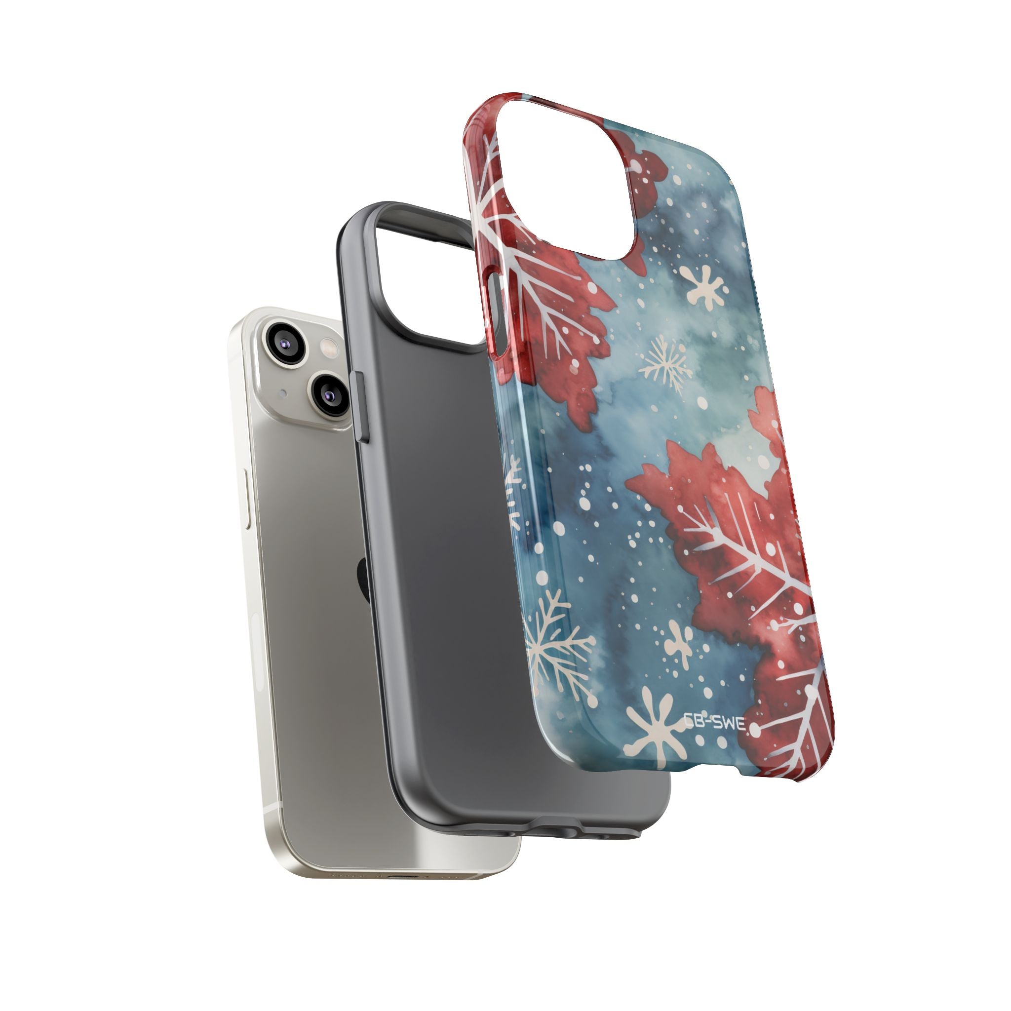 Winter Leaves Dance - iPhone Case