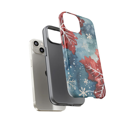 Winter Leaves Dance - iPhone Case