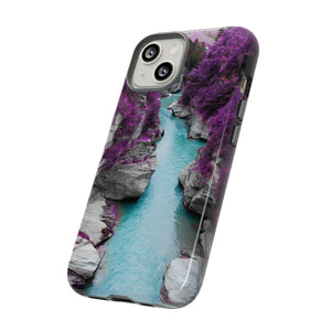 Purple Pine Forest - Protective Phone Case