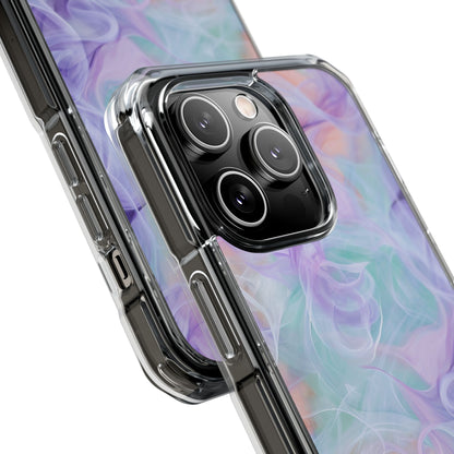 Purple Peach Whirl - Clear Impact iPhone 14 Phone Case