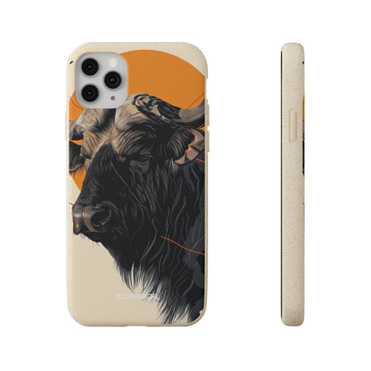 Majestic Buffalo Sun | Biodegradable Phone Case