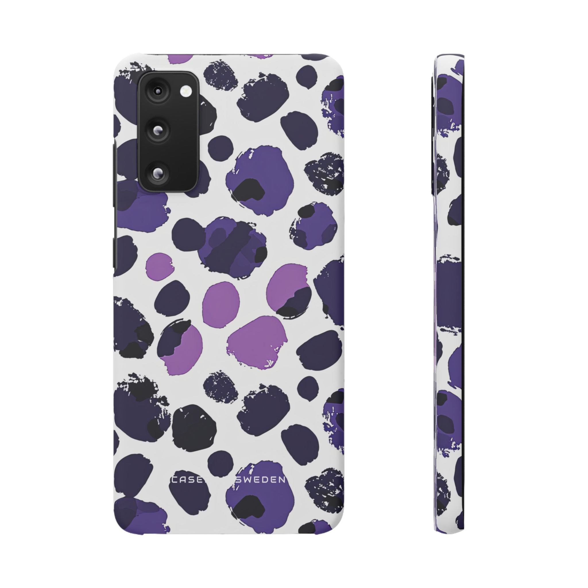 Purple Inkblots Samsung S20 - Slim Phone Case