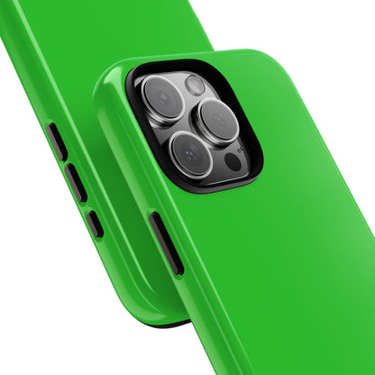 Lime Green - Tough iPhone 16 Phone Case