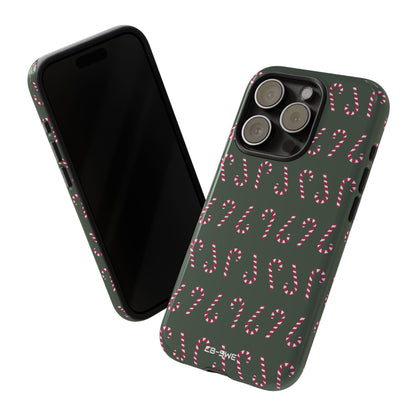 Candy Canes Aligned - iPhone Case