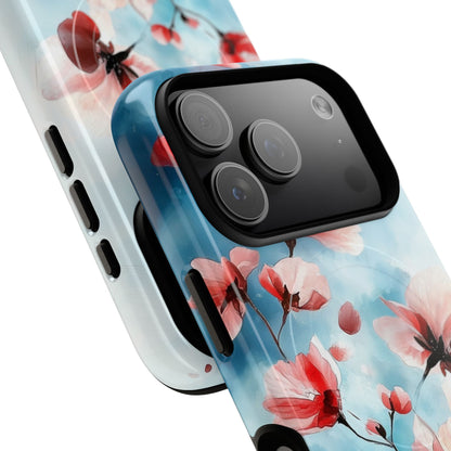 Pink Blossom Drift iPhone 17 Pro Case - Tough+