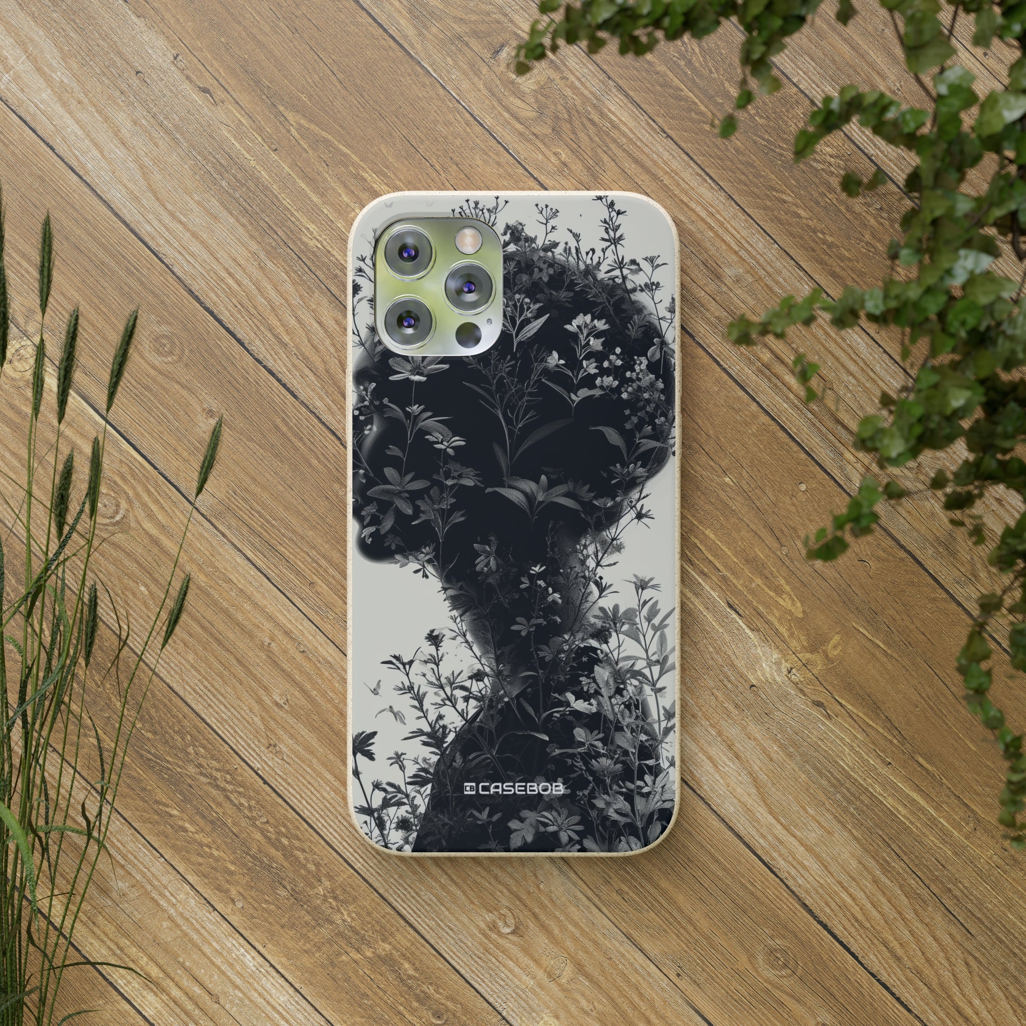 Botanical Silhouette Essence | Biodegradable Phone Case